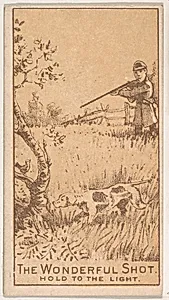 The Wonderful Shot, from the Magic Changing Cards series (N223) issued by Kinney Tobacco Company by Kinney Brothers Tobacco Company