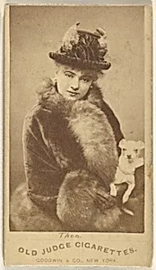 Theo, from the Actors and Actresses series (N171) for Old Judge Cigarettes by Goodwin & Company