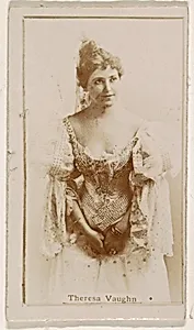 Theresa Vaughn, from the Actresses series (N245) issued by Kinney Brothers to promote Sweet Caporal Cigarettes by Kinney Brothers Tobacco Company