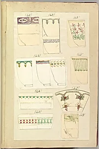 Thirteen Designs for Decorated Cups by Samuel Alcock & Company|Alfred Henry Forrester [Alfred Crowquill]