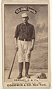 Thomas H. "Pat" Deasley, Catcher, New York, from the Old Judge series (N172) for Old Judge Cigarettes by Goodwin & Company