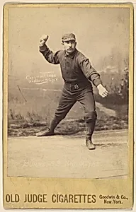 Thomas P. "Oyster" Burns, Shortstop, Brooklyn, from the series Old Judge Cigarettes by Goodwin & Company