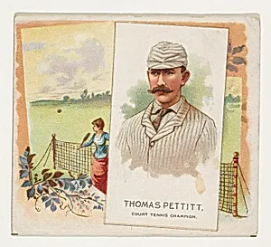 Thomas Pettitt, Court Tennis Champion, from World's Champions, Second Series (N43) for Allen & Ginter Cigarettes by Lindner, Eddy & Claus|Allen & Ginter