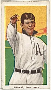 Thomas, Philadelphia, American League, from the White Border series (T206) for the American Tobacco Company by American Tobacco Company