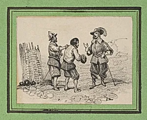 Three men arguing