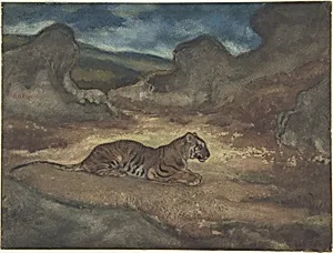 Tiger in Landscape
