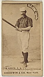 Timothy John "Tim" Keefe, Pitcher, New York, from the Old Judge series (N172) for Old Judge Cigarettes by Goodwin & Company