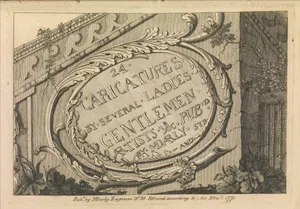 Title Page: 24 Caricatures by Several Ladies, Gentleman, Artists, &c.