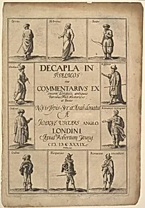 Title page: Decapla in Psalmos by Wenceslaus Hollar|John Vicars