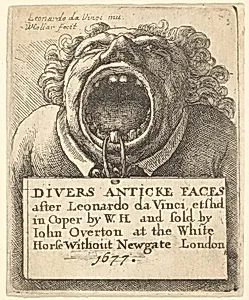 Title Page, Divers Anticke Faces by Leonardo da Vinci|Wenceslaus Hollar