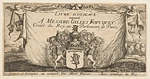 Title Page from "Livre d'Oyseaux" (Book of Birds) by Albert Flamen
