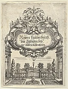 Title Page, from Newes Lauberbuechlein by Peter Aubry II|Gédéon Légaré
