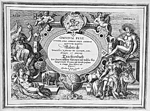 Title Page, "Omnium Pene Europae, Asiae, Aphricae atque Americae Gentium Habitus" by Joos de Bosscher|Abraham de Bruyn