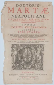 Title page vignette for 'Doctoris Martae Neapolitani'
