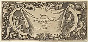 Title Plate, from Quinque Sensuum