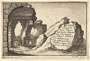 Title plate, from "Roman Ruins"