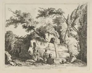 Titlepage from Differentes vues dessiné d'après nature... dans les environs de Rome et de Naples