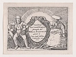 Titlepage, from Verscheyden Landtschapjes (Various Little Landscapes), Plate 1 by Willem Pietersz. Buytewech|Claes Jansz. Visscher