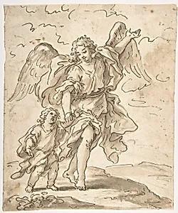Tobias and the Angel by Paolo De Matteis