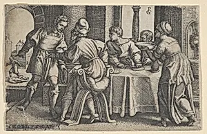 Tobias Leaving the Table, from "The Story of Tobias"
