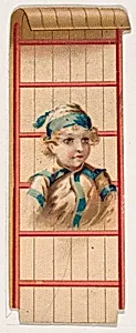 Toboggan, from the Novelties series (N228, Type 3) issued by Kinney Bros. by Kinney Brothers Tobacco Company