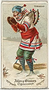 Toboggan, from World's Dudes series (N31) for Allen & Ginter Cigarettes by Allen & Ginter
