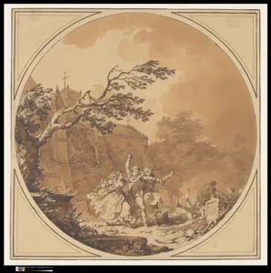 Tom Jones Assisting Molly Seagrim in the Churchyard