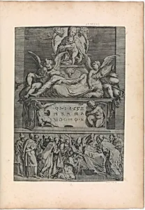 Tomb of a Bishop by Battista Angolo del Moro|Parmigianino (Girolamo Francesco Maria Mazzola)