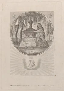 Tomb of Louis XVI and his family, with hidden silhouettes