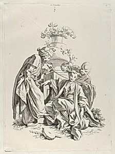 Touch, from The Five Senses by François Boucher|Gabriel Huquier