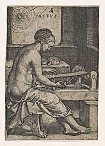 Touch (Tactus), from "The Five Senses"