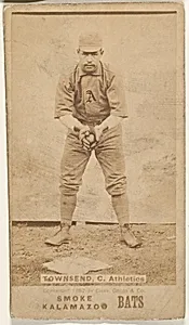 Townsend, Catcher, Athletics, from the Kalamazoo Bats series (N690) issued by Chas. Gross & Co. to promote Kalamazoo Bats by Chas. Gross & Co.