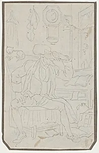 Tracing of scene from Dr. Syntax