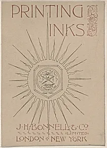 Trade Card for J. H. Bonnell & Co., Print Ink Seller by Anonymous, British, 19th century