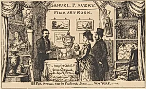 Trade Card for Samuel P. Avery--Fine Art Room