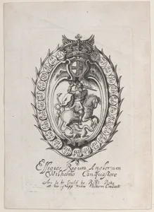 Trade Card for Sir Robert Peake, printer and publsiher