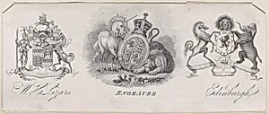 Trade card for W. H. Lizars, Engraver
