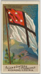 Transvaal, from Flags of All Nations, Series 2 (N10) for Allen & Ginter Cigarettes Brands