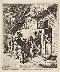 Traveling Musicians by Adriaen van Ostade