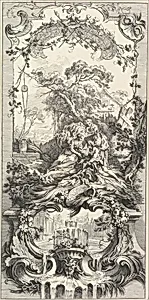 Triomphe de Pomone (Triumph of Pomona) by Charles Nicolas Cochin II|François Boucher