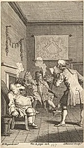 "Tristram Shandy," Frontispiece, Volume 1,