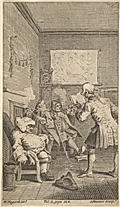 "Tristram Shandy," Frontispiece, Volume 1,