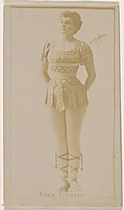 Trixie Triganza, from the Actresses series (N245) issued by Kinney Brothers to promote Sweet Caporal Cigarettes by Kinney Brothers Tobacco Company