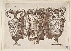 Trophy with Two Vases and a Cuirass