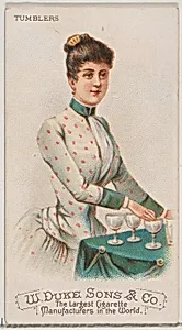 Tumblers, from the Musical Instruments series (N82) for Duke brand cigarettes by W. Duke, Sons & Co.|Schumacher & Ettlinger
