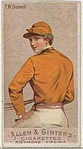 T.W. Doswell, from the Racing Colors of the World series (N22a) for Allen & Ginter Cigarettes by Allen & Ginter