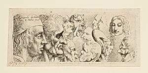 Twelve Heads by Wenceslaus Hollar|Leonardo da Vinci
