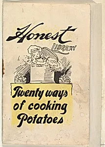 Twenty Ways of Cooking Potatoes, from the Honest Library series (N115) issued by Duke Sons & Co. to promote Honest Long Cut Tobacco by Donaldson Brothers|W. Duke, Sons & Co.