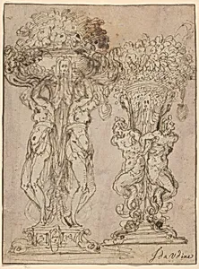 Two Designs for a Flower Pedestal