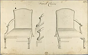 Two French Chairs, in Chippendale Drawings, Vol. I